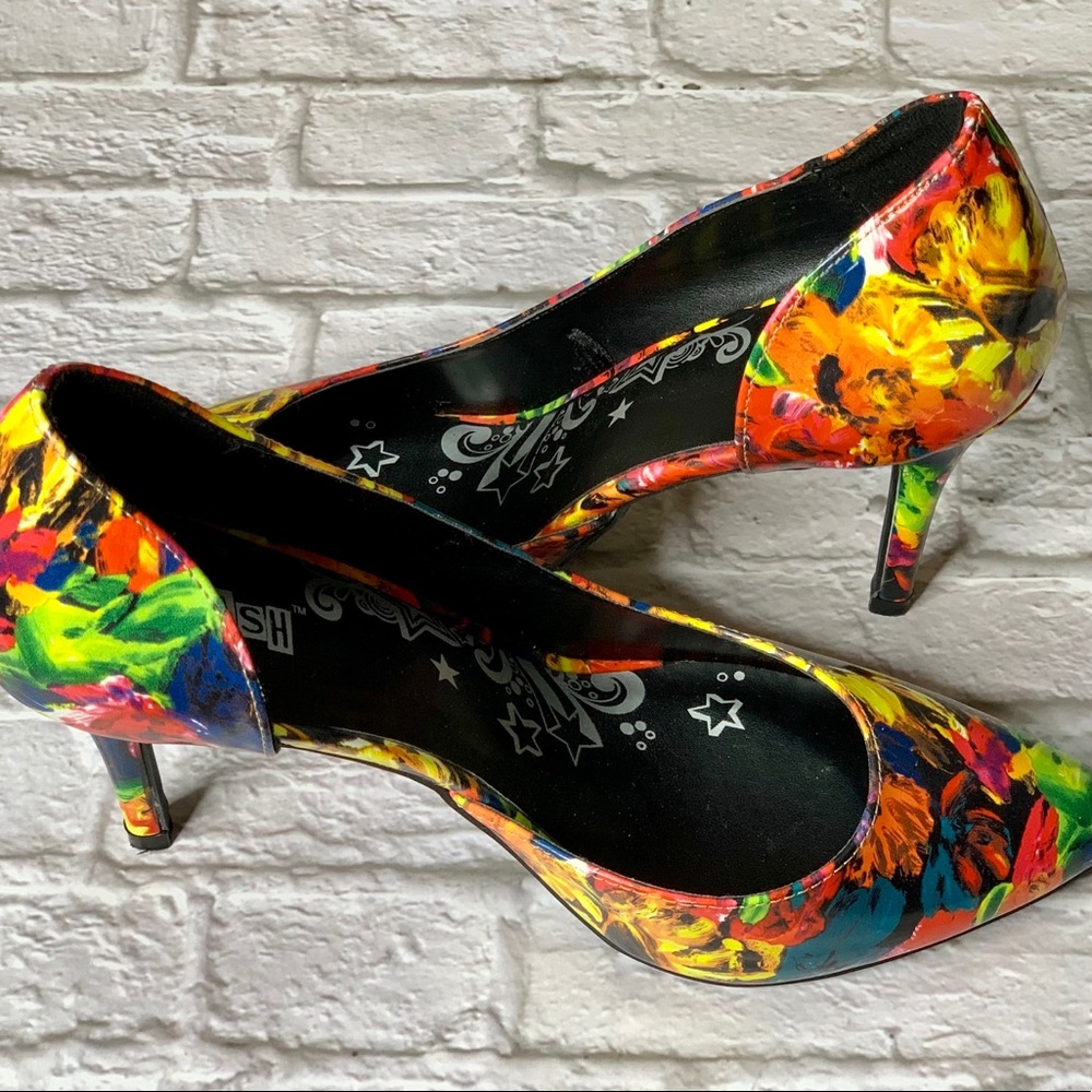 Multi-colored high heels - Picture 4 of 6